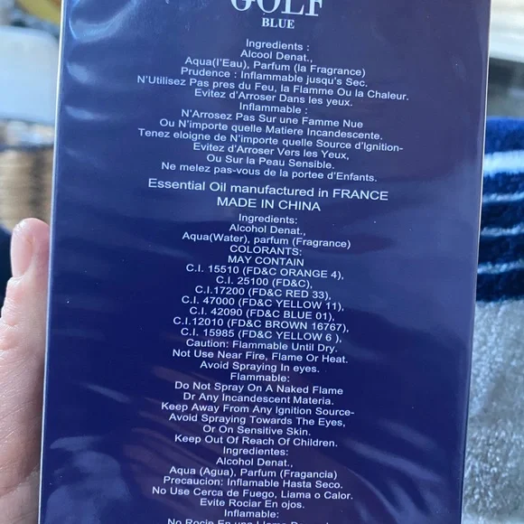 GOLF BLUE Eau de Toilette plo blue parfum cologne 3.4 oz New in box - Picture 4 of 4